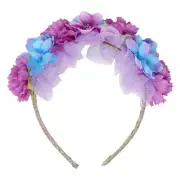 NEW Mermaid Floral Headband Party Dressup Costume Kids AU