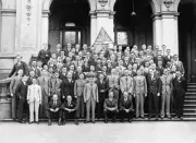 Bendigo Victoria 1935 - Members attending an Apex Club conference Old Photo