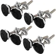GLEAVI Race Car Ready 8pcs Car Hood Pins Quick Release Latch Assembly Lock Kit Modified Accessories Engine Bonnet Lock Automotive Supply
