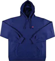 100% Authentic Supreme Washed Navy Hoodie Size Large. Brand New With tags