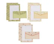 Stationary Set Stationery Letter Writing Paper, Stationary Paper And Envelopes Set,Style 1