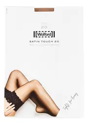 Wolford Satin Touch Fairly Light 20 Denier Hold-ups - Nude - S S