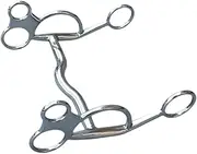 Oshhni Horse Bit Equestrian Supplies H Shape Full Cheek Snaffle Horse Snaffle Bit Horse Mouth Snaffle for Horse Chewing Performance