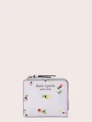 cameron floral ditsy small l-zip bifold wallet