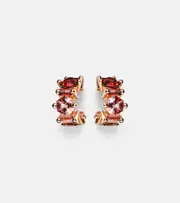 [Suzanne Kalan] Suzanne Kalan 14kt rose gold earrings with garnet and topaz One Size multicoloured
