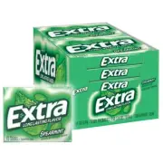 Extra Spearmint Gum, Sugar Free - 10 - 15 Sticks Packages [150 Sticks]