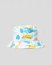 [Mooloola] Mooloola Toddlers' Jungle Bucket Hat in White One Size White