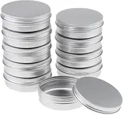 10pcs Empty Aluminium Cosmetic Pot Jar Tin Container Lip Balm 100ML