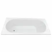 Decina 1665 x 755 x 445mm White Turin Bath