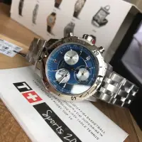 在飛比找蝦皮購物優惠-雲哥二手店TISSOT 天梭 T-sport 三眼計時-石英