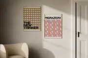 [Namly Design] Poster - Migrazioni and New Thinker / Set of 2