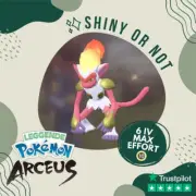 Infernape Shiny ✨ Legends Pokémon Arceus 6 IV Max Effort Alpha Leggende Custom