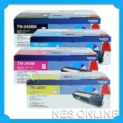 Brother TN340 Genuine Toner set TN340BK+TN340C+TN340M+TN340Y-MFC-9460CDN/9970CDW