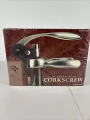 Professional Corkscrew Kit Includes Foil Cutter 2 Extra Cork Screws Boxed Set