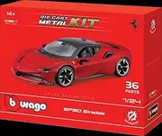 Burago Car 1:24 Model Kit Ferrari R&p Sf90 Road