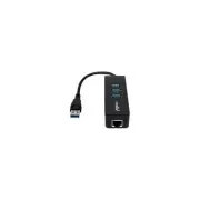Rocstor Y10A179-B1 PREMIUM 3 PORT PORTABLE USB 3.0 HUB WITH GIGABIT ETHERNET 10/