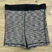 Nike Pro 3" Shorts Size Small Womens BLue Black Spacedye Dri Fit Training
