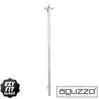 Heated Towel Rail - Flat W900mm - Dual Wired - Stainless Steel - Brushed Nickel