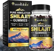 Himalayan Shilajit Gummies – Plant-Based Mineral Complex with Naturally Occurring Trace Elements – Vegan, Non-GMO – 60 Gummies