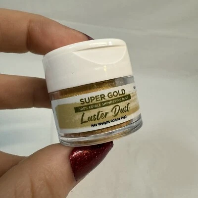 Shimmer Super Gold Edible Luster Dust 4g