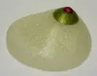 Dirty Martini, our boob soap scented w/wine, champagne, & an "olive" topper!