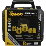 KANGO BIG SHOT CARBIDE TEETH HOLE SAW - 8 PIECE SET