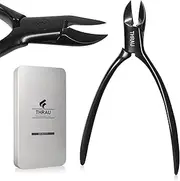 THRAU Toe Nail Clipper for Ingrown or Thick Toenails, Nail Cutter Podiatrist Toenail Trimmer for Manicure, Pedicure