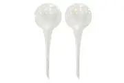 2x Annabel Trends Garden Sprout Plant Automatic Water Bubble Dripper Glass Dot