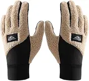 [Mbiyhgta] Women's Waterproof Winter Gloves, Touchscreen Winter Gloves, Warm Gloves for Cold Weather, Non-Slip, Windproof Thermal Cycling Gloves for Riding, Running, Skiing