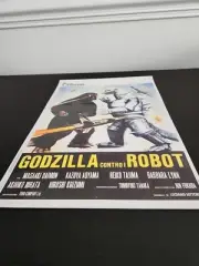 Godzilla Vs Robot Poster Print 18"x12"