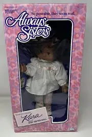 VTG 1988 Always Sisters Kara Baby Sister Doll African American Kenner NRFB