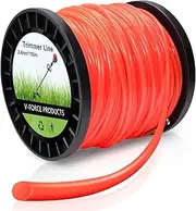 [UCINNOVATE] Strimmer Line Wire, 1 Spool Round String Trimmer Line, Nylon Weed Eater String 2.4mm x 100m, 095 Trimmer Line Heavy Duty for Lawn Mower, Trimmer, Orange (0.095 Inch x 328 Ft)