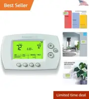 Smart Wi-Fi 7-Day Programmable Thermostat - Voice-Controlled - Remote Control
