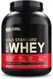 OPTIMUM NUTRITION Gold Standard 100% Whey Protein Powder, Coffee, 2.27Kg