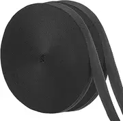 uxcell Tree Tie Strap-2 RollS 295 Feet x 1 Inch Garden Staking Straps,Plant Supports Tree Tie Staking,Tree Support Straps Apply to Outdoor/Garden/Plant/Staking/Guying(Black)