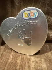 Babys First Handprint Kit Includes Mold Plaster Easel Chalk NEW 2-0383