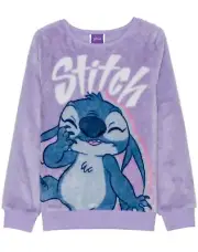 Big Girls Tween Stitch Long Sleeve Plush Pullover Sweater