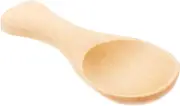PAMINGONO Wooden Rice Scoop Compact Salt Spoon Tea Brewing Supplies Practical Tea Scoops Mini Wooden Spoons for Kitchen Use