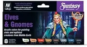 Vallejo Fantasy Color Series - Elves & Gnomes Set (8)