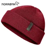 【NORRONA 老人頭 挪威】/29 FISHERMAN 保暖帽 蓼科紅 (3616-18-5700)