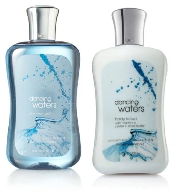 Bath & Body Works DANCING WATER Shea Enriched Body Lotion/Shower Gel - RETIRED!