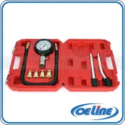 8* Petrol Cylinder Compression Tester Engine Kit Gauge Tool Automotive