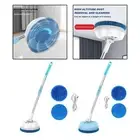 Cordless Electric Mop Scrubber, Long Handle Ceiling Cleaning Tool Polisher Floor