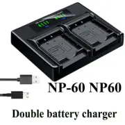 USB Battery Charger For CASIO NP-60 Exilim Zoom EX-Z29SR Z90 Z90BK Z90PK S10
