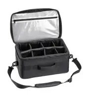 BRENTANO OUTDOOR FISHING REEL CASE BAG WATER RESISTANT WITH HARD STRUCTURE FR...