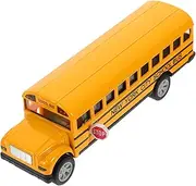 Abaodam School Bus Model Pull Back Toy and Girls School Bus Toys Made of Alloy Realistic Look No Battery Needed Great