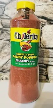 Sweet and Sour Chamoy Flavor Powder 31.5 Oz Chile En Polvo