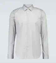 [Orlebar Brown] Orlebar Brown Giles striped cotton shirt UK 16 grey