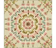 Amaryllis By Laundry Basket Quilts 53" X 53" Primrose By Andover Quilt Top&Bind