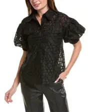 Gracia Sheer Flower Blouse